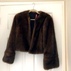 Staud Juliette Faux Fur Jacket | XS